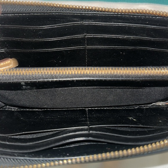 COACH Black Leather Wallet.zip around - Picture 8 of 14